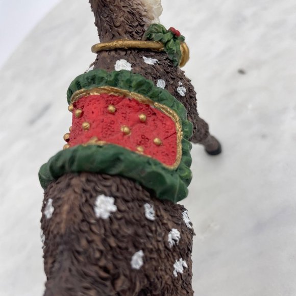 Grandeur Noel Reindeer Christmas Resin from Two Santas Fabric Mache set - Picture 9 of 13
